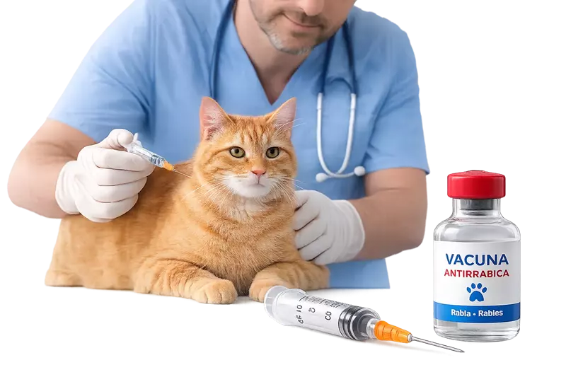 Vacuna contra la rabia para gatos